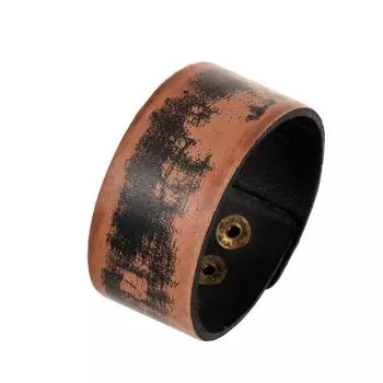 Очаровательные ювелирные изделия ручной работы браслет-манжета из натуральной кожи для мужчин коричневый