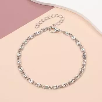 Очаровательные ювелирные изделия, серебряные регулируемые ножные браслеты-цепочки для женщин серебряный