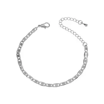 Очаровательные ювелирные изделия, золотые регулируемые ножные браслеты-цепочки для женщин золотой