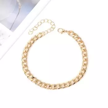 Очаровательные ювелирные изделия, золотые регулируемые ножные браслеты-цепочки для женщин золотой