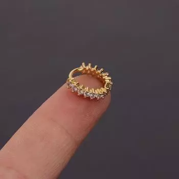 Очаровательные женские серьги-гвоздики из нержавеющей стали с цирконием для подростков, 1 шт., серьги-гвоздики с индивидуальной звездой и круглым листом, аксессуары для пирсинга 11 серебряный