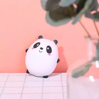 Очаровательные животные, медленно растущие кремовые ароматические игрушки для снятия стресса белый