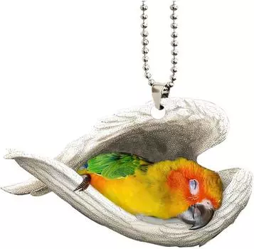 Очаровательный акриловый автомобильный аксессуар «Крылья ангела», идеально подходящий для праздничного украшения дома 1