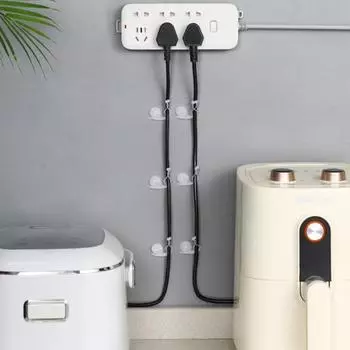 очаровательный фиксированный зажим для растений в форме улитки, хороший зажим, настенный пластиковый держатель для растений, зажим для дома белый