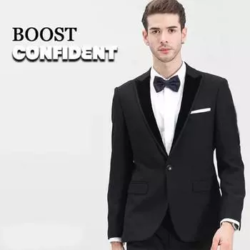 Очаровательный галстук-бабочка Грейс, классический регулируемый популярный шейный ремень для мужчин, модный формальный стиль для джентльменов темно-синий