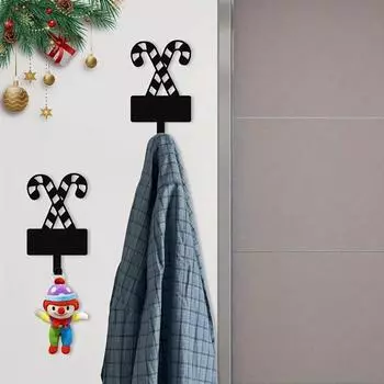 Очаровательный металлический крючок в виде леденца - идеально подходит для подвешивания на поясе для ключей, украшения стены на Рождество и другие праздники M бронзовый