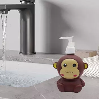 Очаровательный насос для мыла в виде животного для детей bear