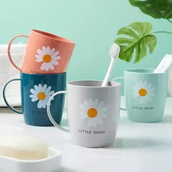 Очаровательный пластиковый студенческий держатель для зубных щеток, подарок для семейной пары, креативный, милый, простой, стакан для мытья, стакан для чистки зубов Blue