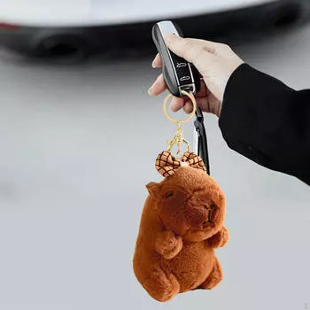 Очаровательный плюшевый брелок Капибара для детей и взрослых Frog