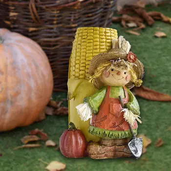 Очаровательный подсвечник для домашнего офиса Scarecrow Girl