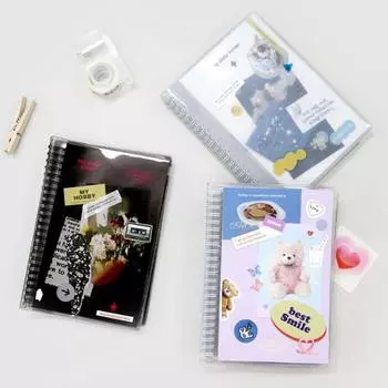 Ocheck Мой ежедневный архив коллекции Scrap Book (Выберите 1 из 3 типов), популярная фраза в Корее sticker book