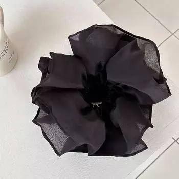 Очень большая эластичная резинка для волос корейские аксессуары для девушки женщины резинка галстук популярный ведущий модный взрослые k-pop новый фасинатор