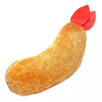 Очень большая креветка темпура жареная креветка БОЛЬШАЯ плюшевая игрушка 78 см пушистая очень большая впечатляющая ударная сила и прибл.. (Жареные креветки)