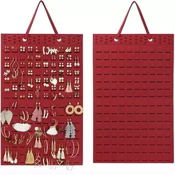 Очень большая подставка для сережек, настенная сумка-органайзер для ювелирных изделий, домашняя