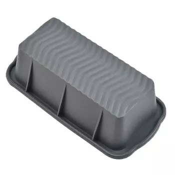 Очень большая силиконовая форма для льда, большая форма для блоков льда, машина для изготовления кубиков льда, многоразовый большой лоток для кубиков льда, охладитель ледяной ванны для дома чёрный