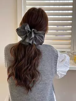 Очень большие аксессуары для волос для девочки женщины резинка для волос скрабчи корейские эластичные фасинаторы элегантные винтажные популярные взрослые новые