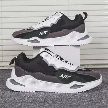 Очень большие новые дышащие сетчатые туфли, кожаные универсальные легкие кроссовки для бега 39 белый