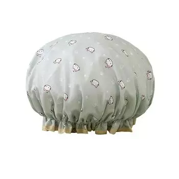 Очень большие шапочки для ванны, идеально подходящие для длины и толщины волос. Водонепроницаемые. One Size синий