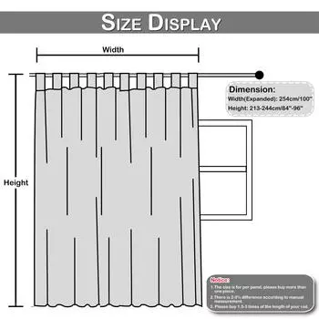 Очень большие водонепроницаемые шторы для патио, панельные шторы для сада, затемняющие шторы, термоизоляционные шторы для окон, пергола 254x213CM бежевый