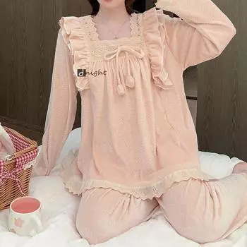 Очень большие женские пижамы бархатные женские зимние пижамы женская домашняя одежда M бежевый