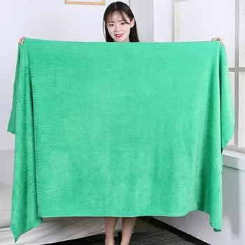 Очень большое банное полотенце из микрофибры, мягкое, супервпитывающее, быстросохнущее, для домашнего использования. 60X90
