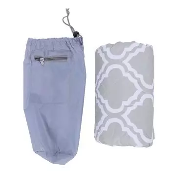 Очень большое одеяло для пикника на открытом воздухе 75,2x59,1 дюймов складной коврик для пикника пляжное одеяло для кемпинга походов серый