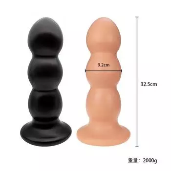 Очень большой Challenger Анальная пробка Секс-товар Тяжелый Анальный Расширитель Тянущие Бусины Мужчины и Женщины Задний Двор Мастурбация Устройство Сексуальная Пробка Challenger-Black