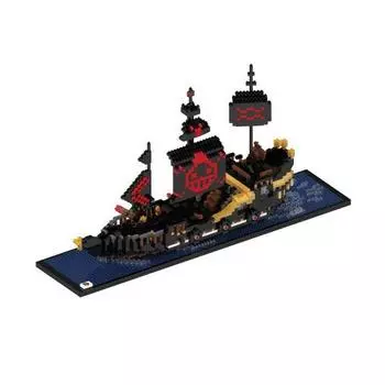 Очень большой наноблок Black Pearl Armada 1797 штук, разные цвета, популярные корейские игрушки