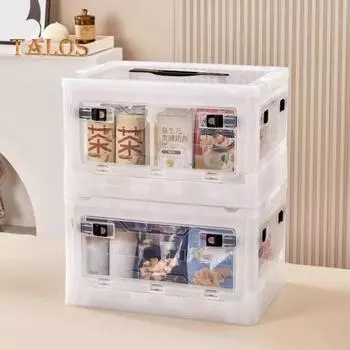 Очень большой ящик для хранения лекарств с 2 съемными лотками, ручками, штабелируемая аптечка первой помощи, прозрачный органайзер для медицинских принадлежностей 1pc жёлтый