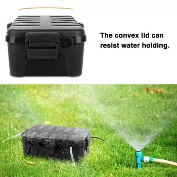 Очень большой уличный электрический ящик, устойчивый к погодным условиям, IP54, водонепроницаемый, многоцелевой, чехол для удлинителя, ящик для хранения 1pc серый