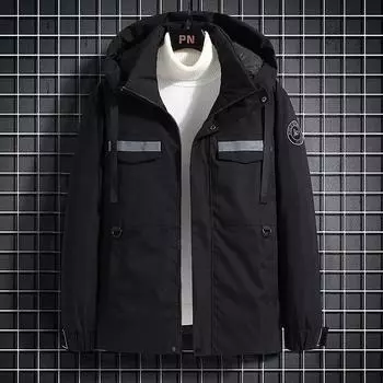 Очень большой зимний белый утиный пуховый пуховик с капюшоном для мужчин, зимняя с добавлением жира и повышенным теплом, универсальная куртка 8XL белый