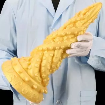 Очень большой золотой силиконовый анальный фаллоимитатор, анальный расширитель, фистинг, секс-игрушка для взрослых, ремешок на пенис, большой член, раб, БДСМ