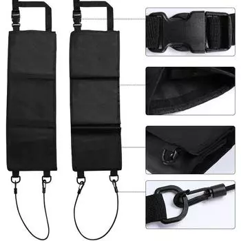 Очень легко установить, просто повесить на подголовники.