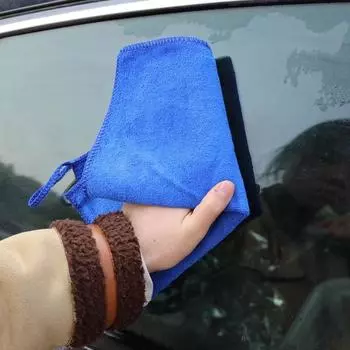 Очень мягкое автомобильное полотенце из микрофибры для мытья и ухода за автомобилем. Грязевая салфетка для удаления пятен от глины. Детейлинговая салфетка для ухода за автомобилем. синий