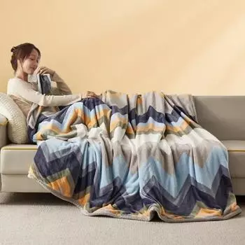 Очень мягкое фланелевое одеяло с толстым ворсом, кондиционер 120x200cm