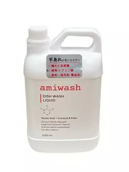 Очень мягкое моющее средство amiwash 2000 мл сменный блок для овощей/фруктов/посуды