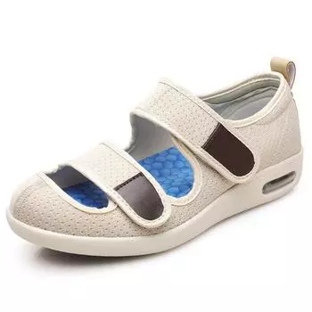 Очень широкая обувь для диабетиков для женщин и мужчин, регулируемые дышащие легкие кроссовки на воздушной подушке, удобная обувь для ходьбы от отеков, артритов 37