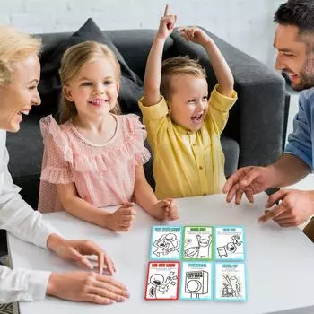 Очень случайная карточная игра | Включает пакеты расширений Головоломка Карточная игра Случайная карточная игра для семейного досуга Карточные посиделки One Size