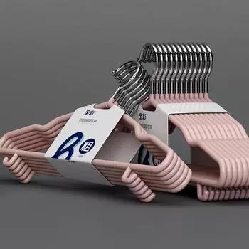 [Очень толстая] Бытовая вешалка для взрослых Утолщенная и удлиненная одежда Нескользящая Студенческое общежитие Сушилка Толстая поддержка Подвешивание одежды 40 pcs