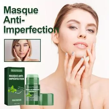 Очищающая маска-карандаш с зеленым чаем для контроля жирности и борьбы с прыщами 40g