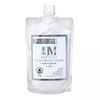 очищающая пенка для лица с глиной 270г MEDISTHE Лекарственный