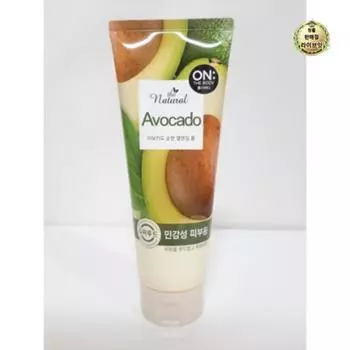 Очищающая пенка для тела Natural Mild Avocado Cleansing Foam 200 г для чувствительной кожи, 2 шт.
