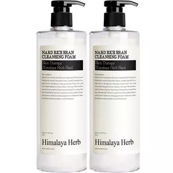Очищающая пенка для умывания Nard Rice Bran Brightening, 500 мл, 2 шт.