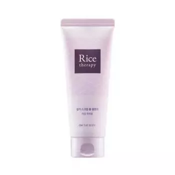Очищающая пенка для умывания с рисовыми отрубями On The Body Rice Therapy, 150 г
