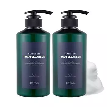 Очищающая пенка Eunyul Black Seed Therapy, 500 мл, 2 шт.