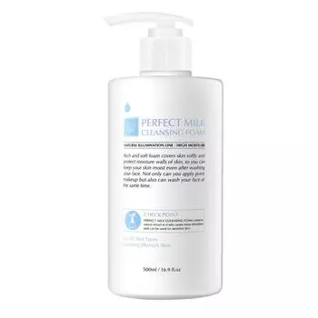 Очищающая пенка Jessie Nine Perfect Milk, 500 мл, 1 шт.