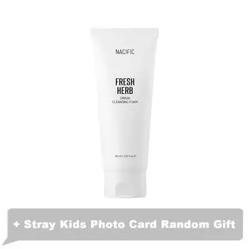 Очищающая пенка NACIFIC Fresh Herb 150 мл + случайная фотокарточка Stray Kids (3 варианта) #1PCS