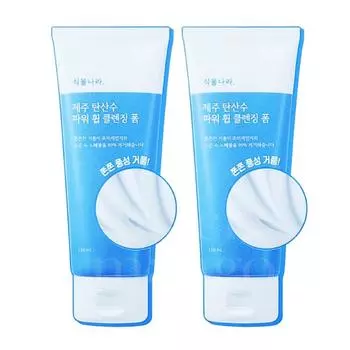 Очищающая пенка Plant Nara Jeju Sparkling Water Power Whip 150 мл+150 мл, 2 шт., 150 мл