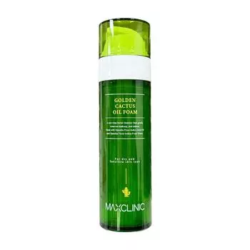 Очищающая пенка с маслом кактуса Max Clinic Gold, 1 шт., 110 г