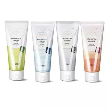 Очищающая пенка Saem Healing Tea Garden White Tea